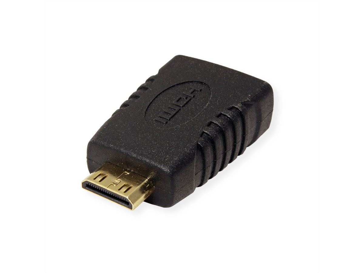 ROLINE Adaptateur HDMI, HDMI F - HDMI Mini M