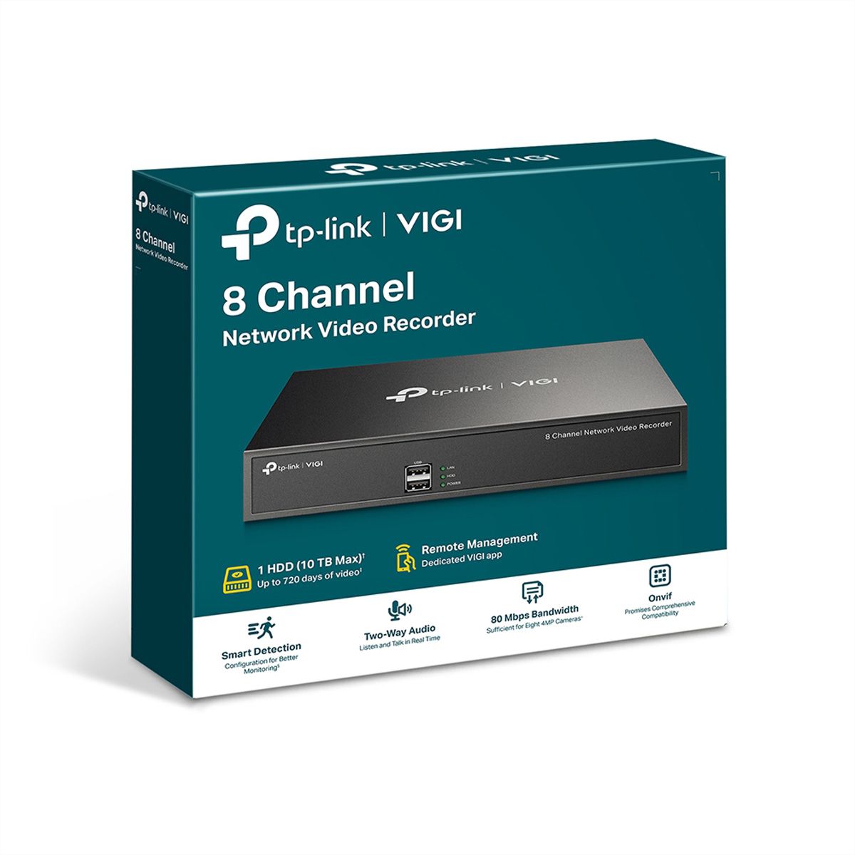 TP-Link NVR1008H NVR Enregistreur vidéo en réseau 8-CH
