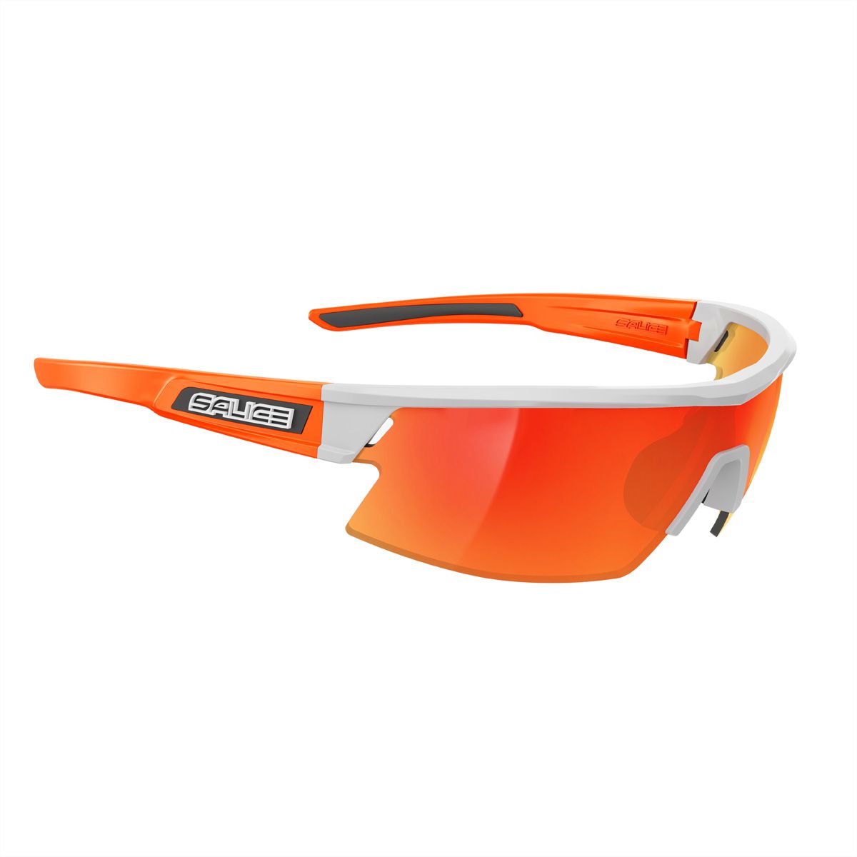 Salice Occhiali Lunettes de sports 025RW, White-Orange / RW Red