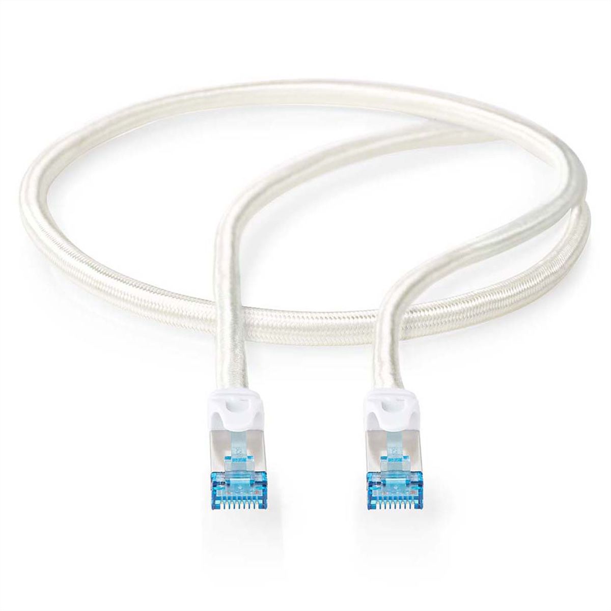 Nedis Cordon réseau S/FTP Cat.6A, blanc, 1.0m