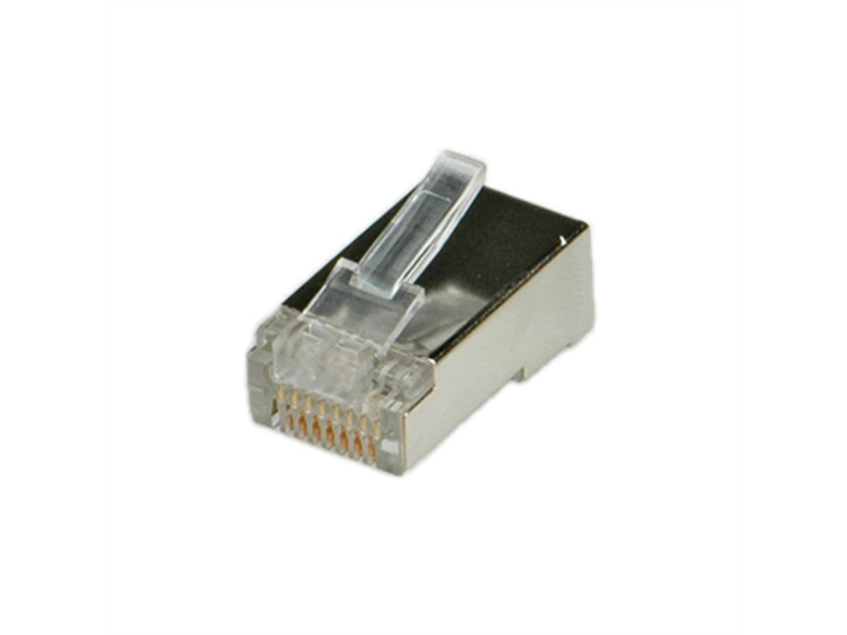 ROLINE Connecteur modulaire blindé, Cat.5e (Classe D), 10 unités