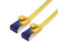 VALUE Patchkabel Cat.6A (Class EA) FTP, extra-flach, gelb, 1,5 m