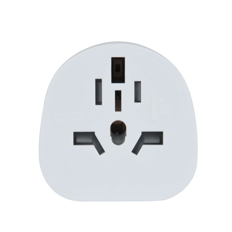 Adaptateur de voyage, blanc, IT,BRA,UK,USA/Japan Typ A/B,AUS/China