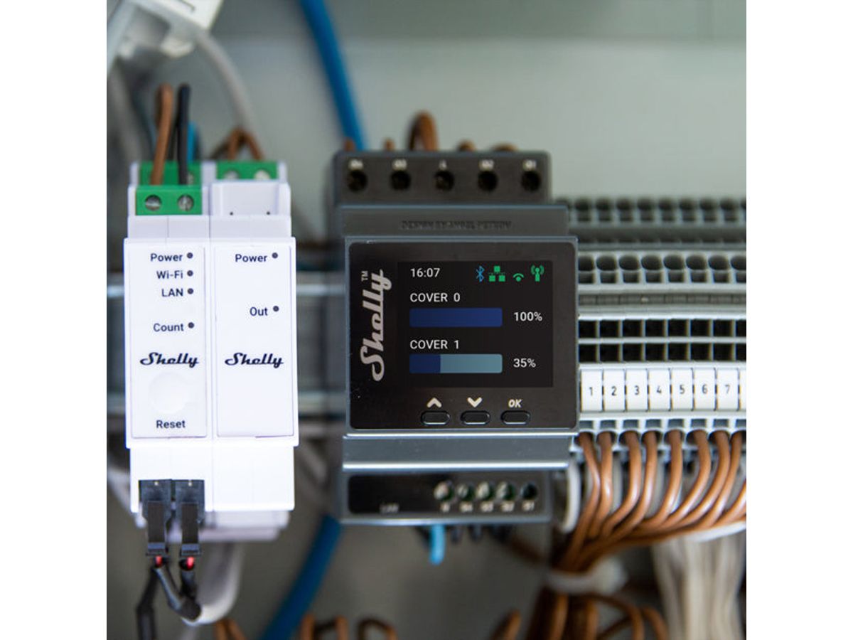 Shelly Schaltaktor Pro Dual Cover PM