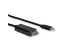 ROLINE Câble adaptateur type C - HDMI, M/M, 2 m