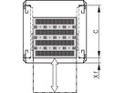 SCHROFF 19''-Fachboden, ausziehbar, 30 kg - 19"FA AUS 1HE C=700 RAL 7021