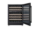Climadiff Armoire à vin CBU50DZBM, Soubassement, 2 zones, 46 bouteilles