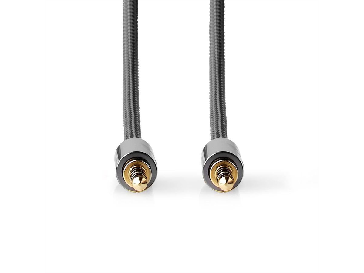 Nedis 3.5mm Verbindungskabel ST / ST, grau, 2 m