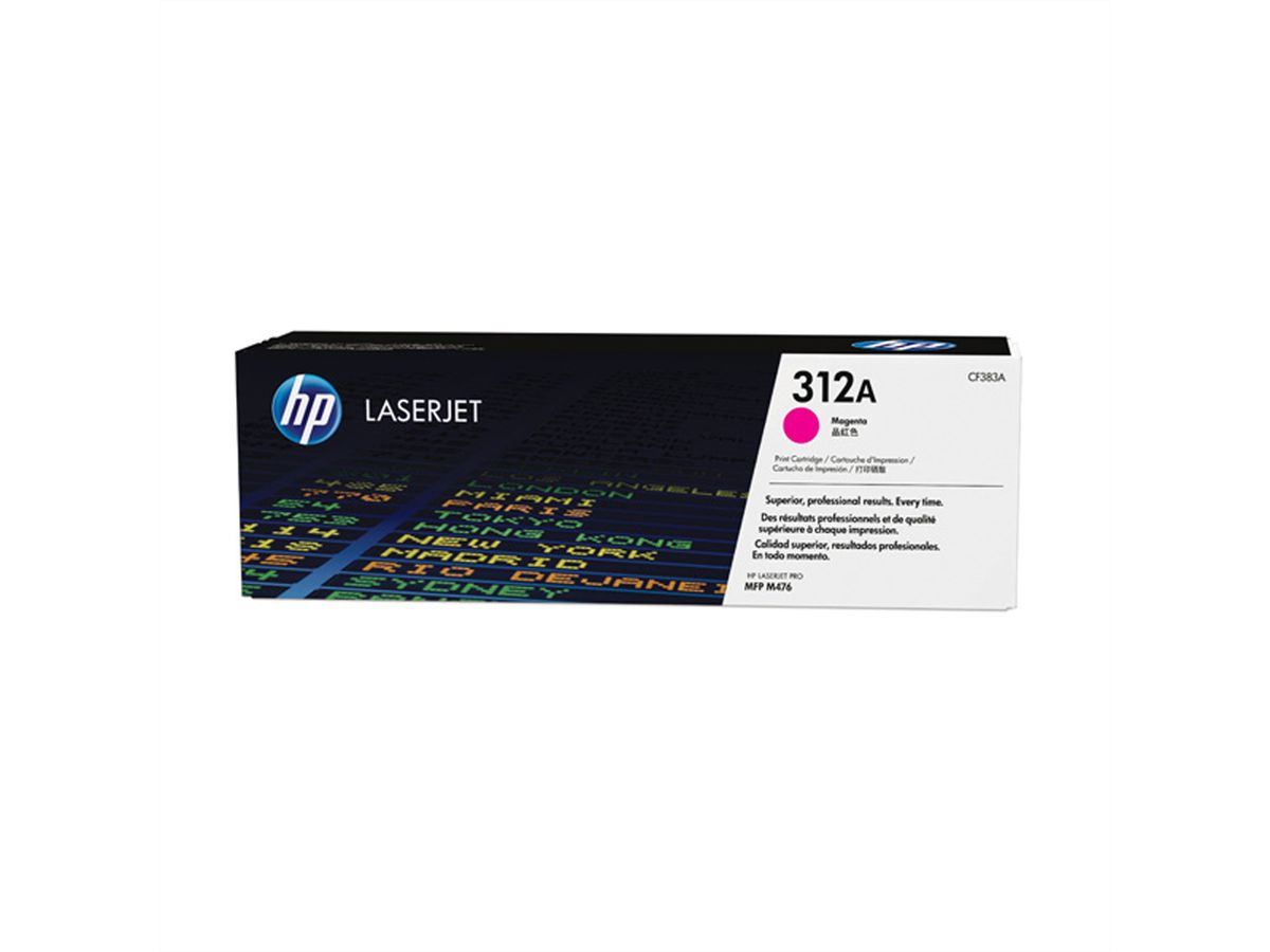 HP CF383A (312A), Toner LaserJet magenta, 2.700 p.