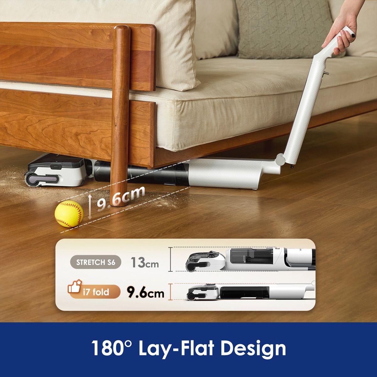 Tineco FLOOR ONE i7 Pliable Premium, Aspirateur laveur