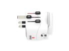 Skross PRO Light USB 2xA - World Reiseadapter, Weltweit