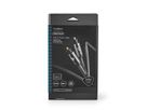 Câble audio optique Nedis, 2x Toslink, ST/ST, gris, 5 m