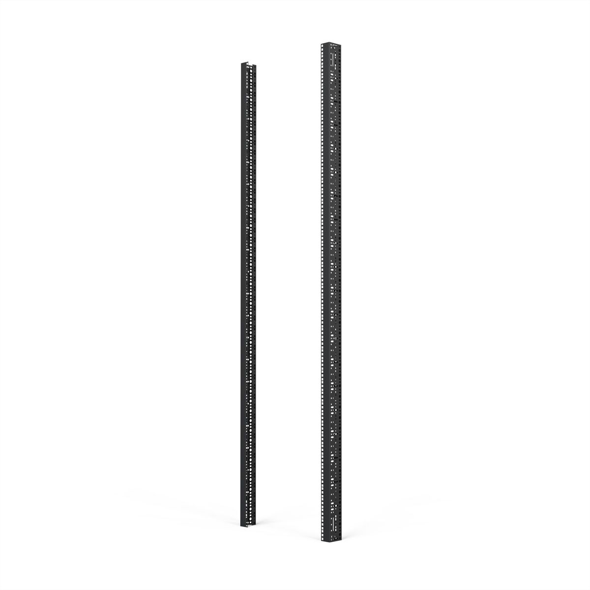 SCHROFF 19"-Winkelprofil mit Universal-Lochung (EIA), RAL 7035 - WINKELPROFIL 19"47HE 7035(2X)