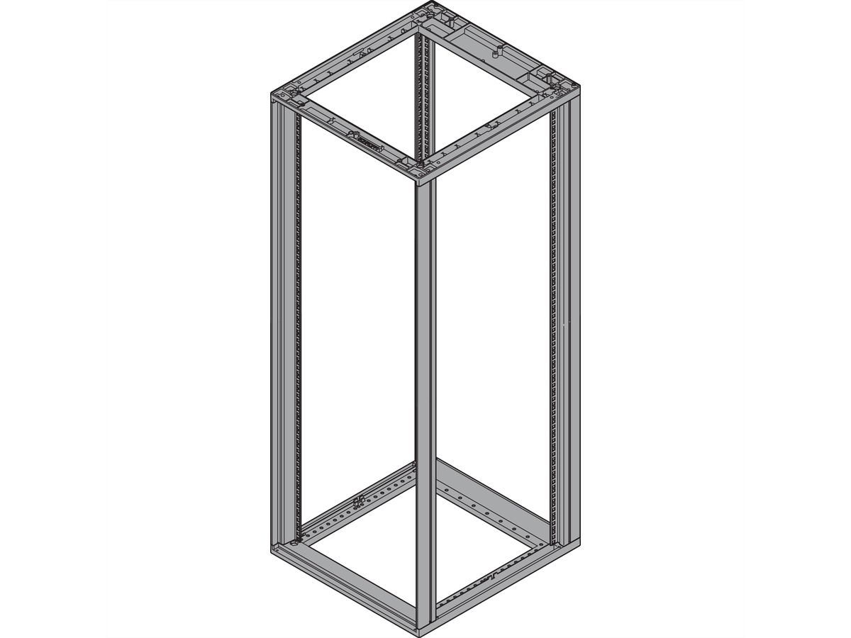 Cadre d'armoire Novastar SCHROFF, Heavy-Duty, 20 U 553W 500D