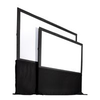 AV Stumpfl Cadre Monolyte32, schwarz, 203x123cm, 6´8"x4´ 16:9