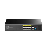 CUDY GS1010PE Switch 8 ports Gigabit PoE+, 2 ports Gigabit Uplink 120W