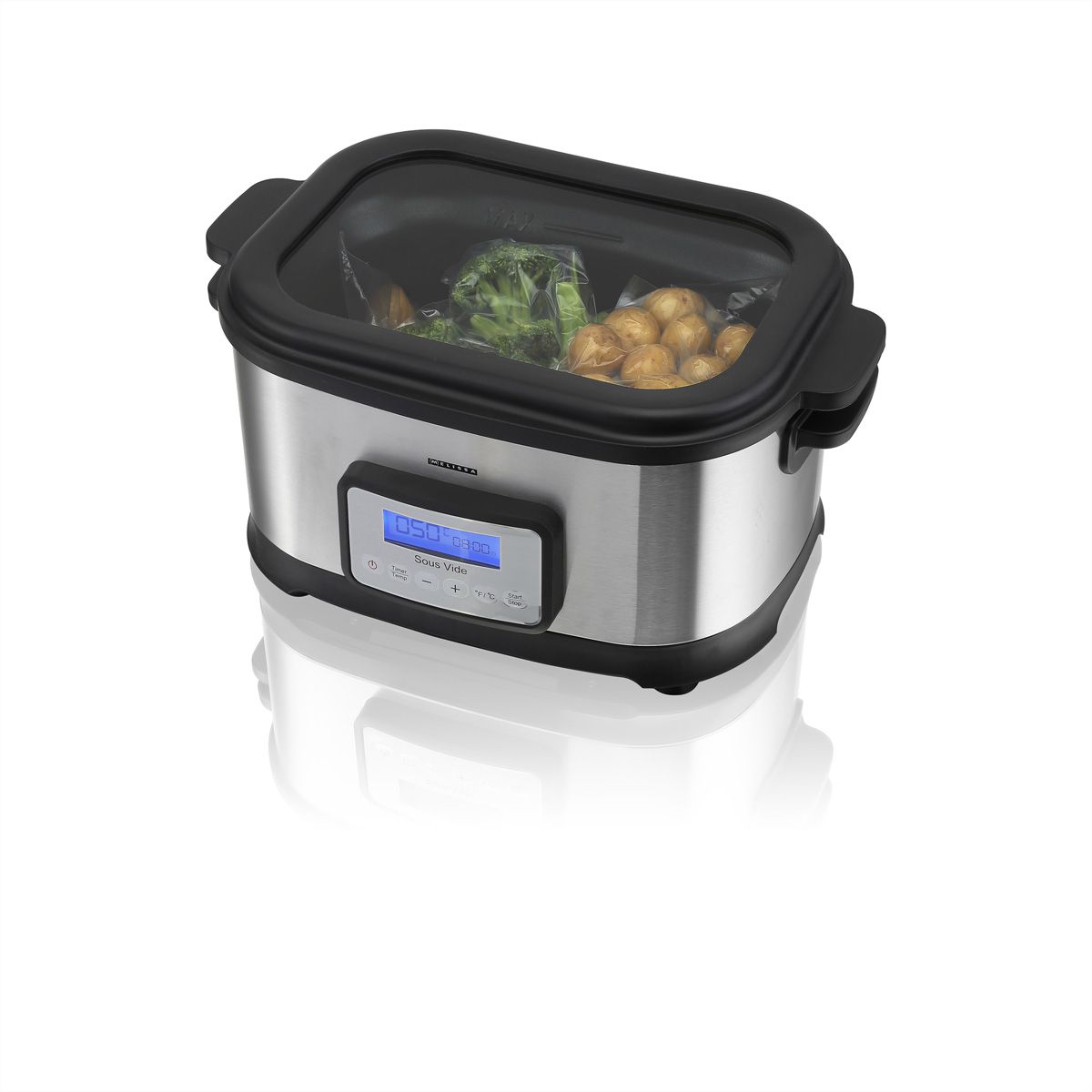 Melissa Sous-Vide 16310170, 6L, schwarz/ss, 520W