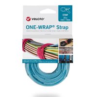 VELCRO® One Wrap® Strap 13mm x 200mm, 25 pièces, turquoise