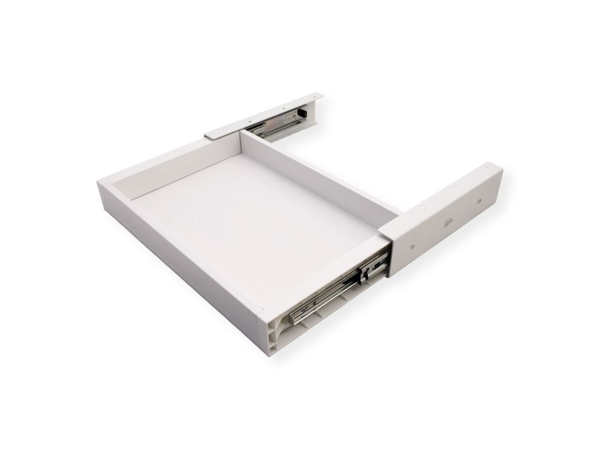 VALUE Tiroir sous bureau ultra-mince, taille moyenne, blanc
