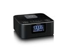 Lenco radio-réveil CR-650, DAB+, noir, BT et fonction de charge sans fil, noir