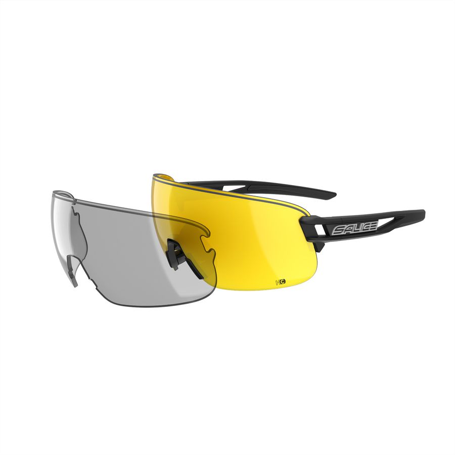 Salice Occhiali Lunettes de sports 021RWX, Black / RW Yellow