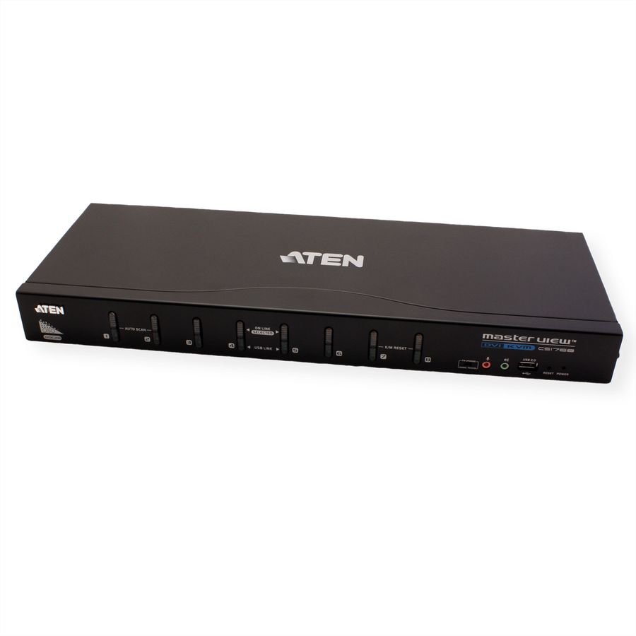 ATEN CS1768 Switch KVM DVI, USB, Audio, 8 ports