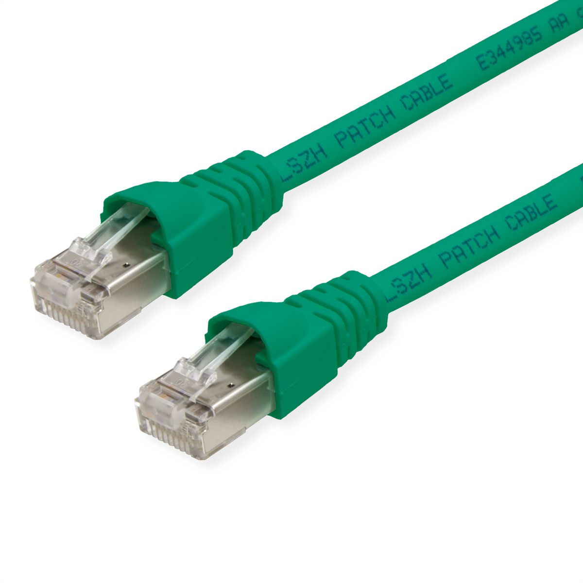TELEGÄRTNER Cordon S/FTP, Cat.6A, LSOH, vert, 2 m