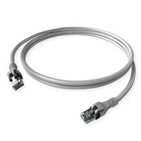 Cordon EasyLan DualBoot PushPull IP20, Cat.6 (Classe E), gris, 2 m