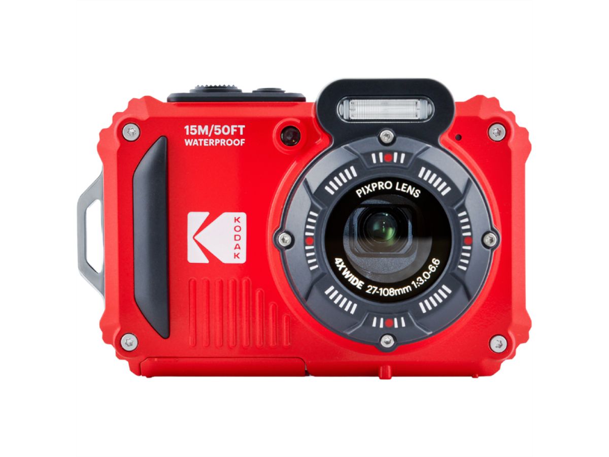 Appareil photo sous-marin Kodak WPZ2RD Bundle, inkl. 2ème batterie + carte SD micro 16Go