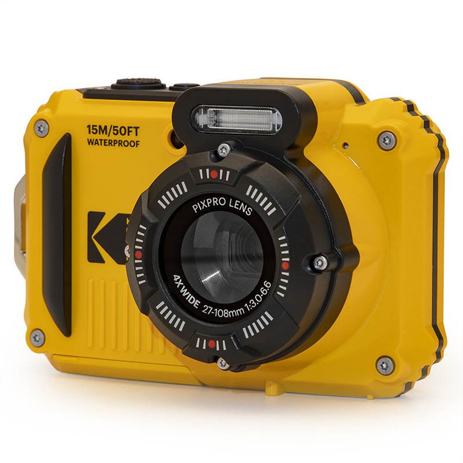 Kodak Unterwasserkamera WPZ2YL Bundle, inkl. 2nd Batterie + micro 16Go SD card
