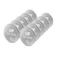 GP Batteries Lithium CR2025 10x 3V Knopfzelle