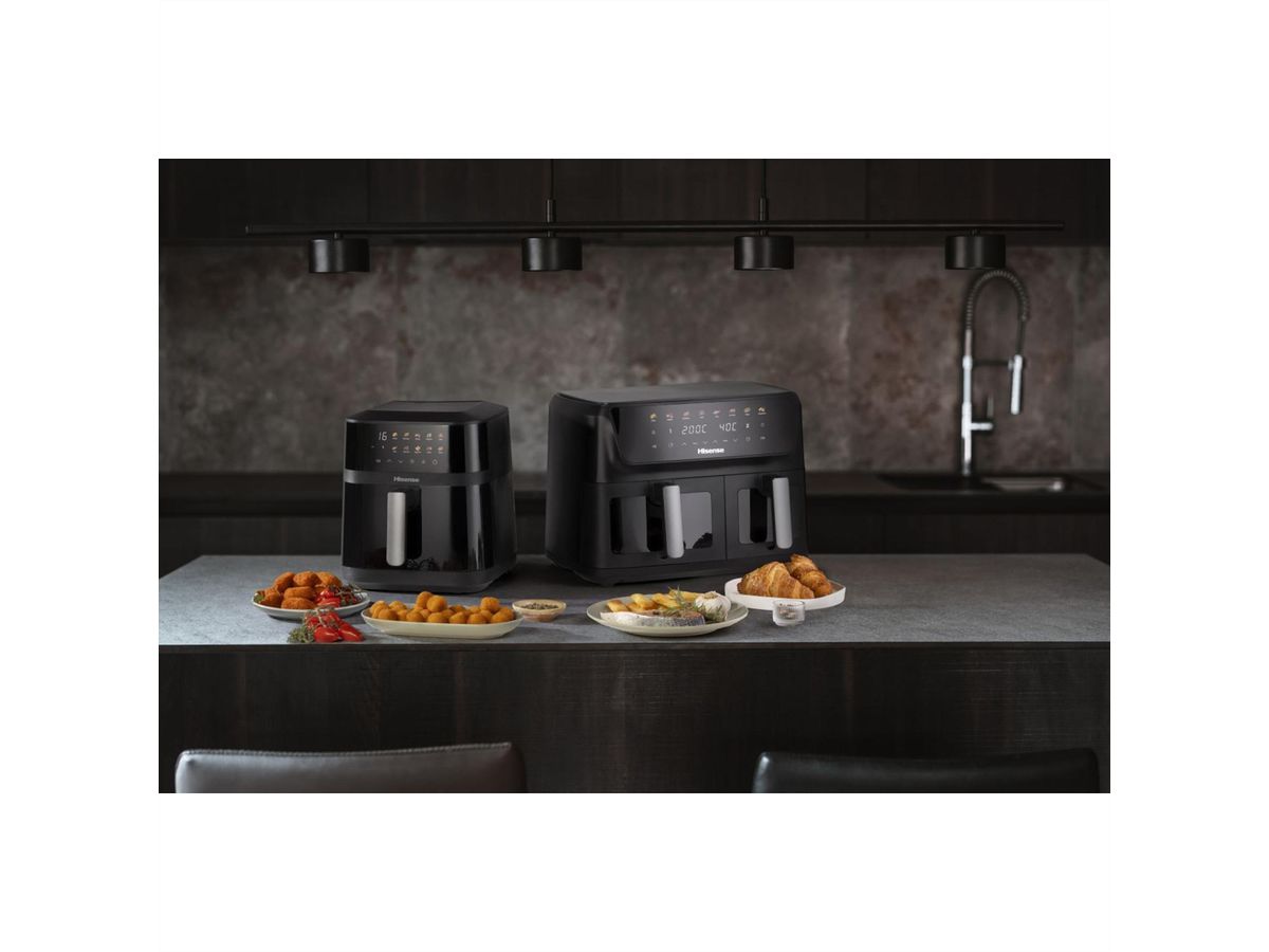 Hisense Heissluftfriteuse HAF2700DCD, 2700W, 11L