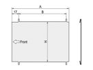 SCHROFF Zwischenwand - ZWISCHENWAND 6HE 220T