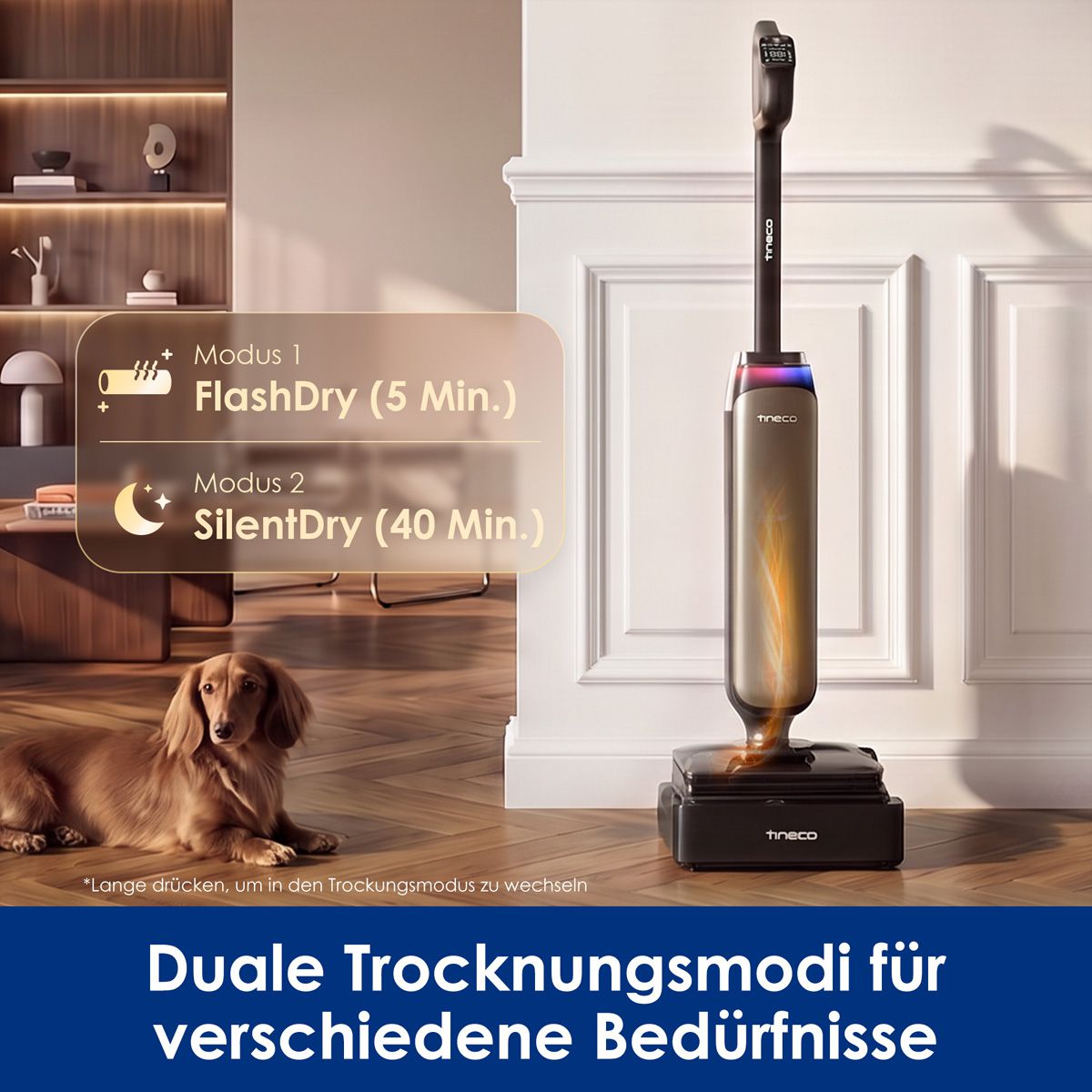 Tineco FLOOR ONE S9 Artiste Boost Vapeur, Aspirateur laveur