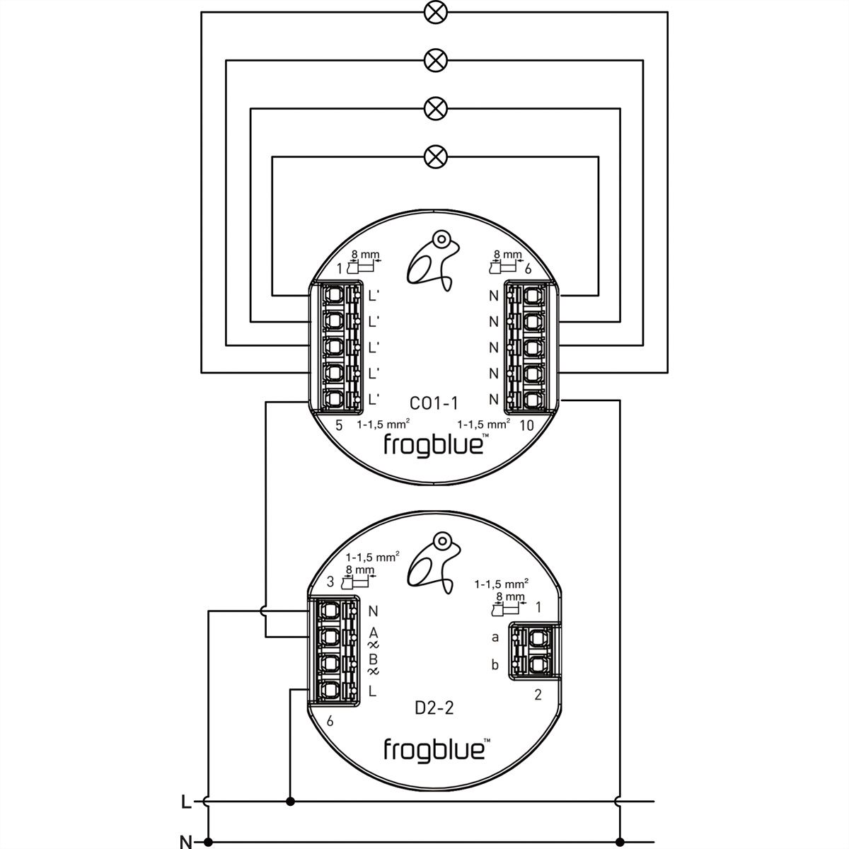 frogblue frogConnect1-1, Ableitung von Leckstrom
