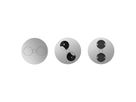 BACHMANN TWIST 2x contact de protection, embouts de câble, fiche de montage à contact de protection, chrome, 2 m