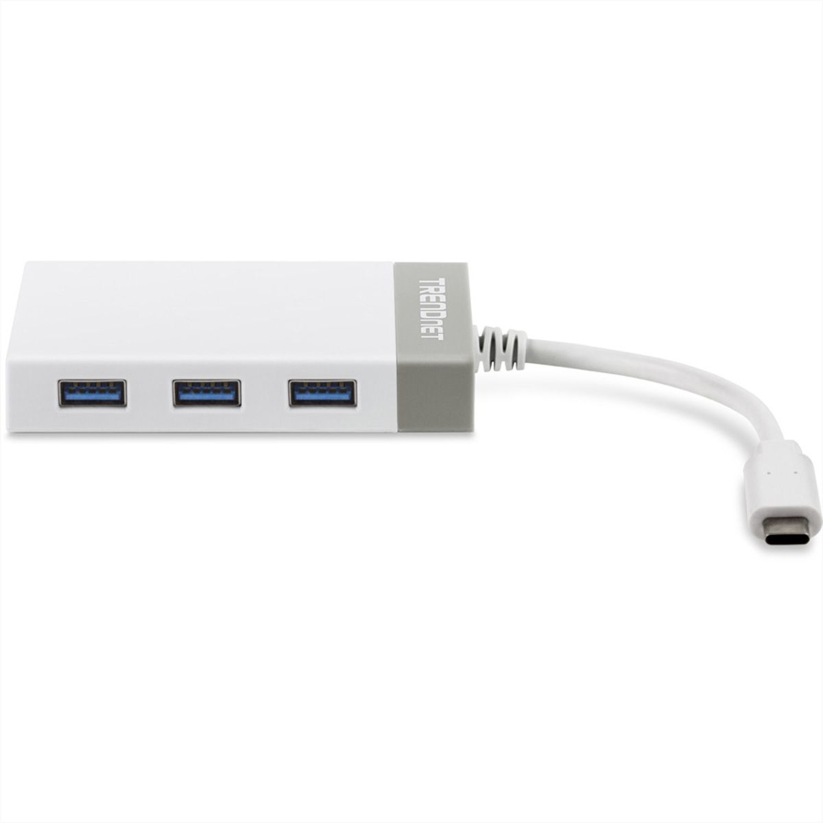 TRENDnet TUC-ETGH3 USB-C to Gigabit Ethernet Adapter + USB Hub