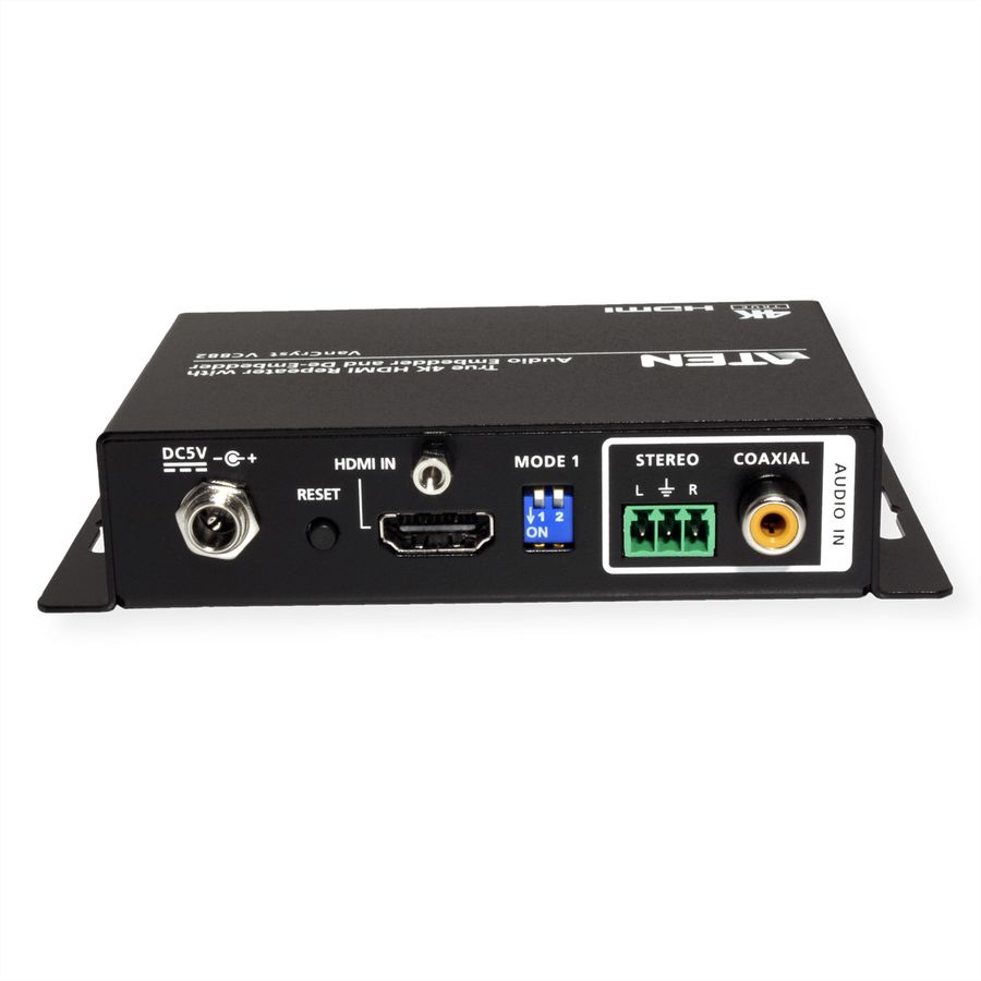 ATEN VC882 Répéteur HDMI True 4K avec intégration et extraction audio