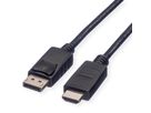 ROLINE DisplayPort Kabel DP - HDTV, ST/ST, schwarz, 1,5 m