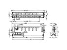 Connecteur SCHROFF de type H, EN 60603, DIN 41612, mâle, 15 contacts, FASTON 6.3 mm