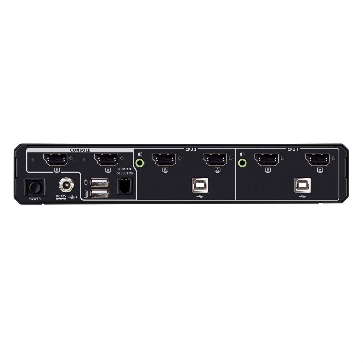 ATEN CS1142DPH4 Commutateur KVM sécurisé universel, double écran 2 ports USB 5K DisplayPort/HDMI