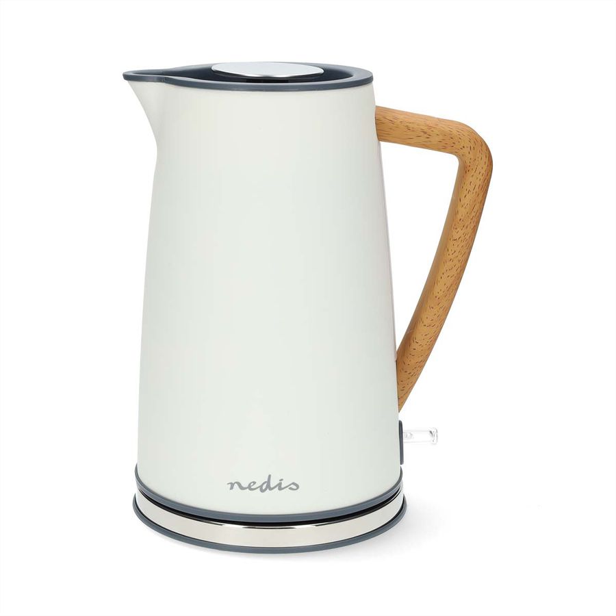 Bouilloire Nedis 1,7 l, blanc, Soft Touch, Strix
