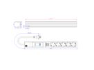 BACHMANN 19" 1U 5xCEE7/3 1xSPD Citel
