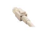 EasyLan DualBoot LED Patchkabel RJ45 S/FTP Kat.6 (Class E), mit saCon Stecker, LSOH, grau, 0,5 m