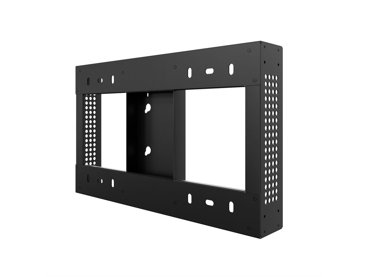 Hagor support mural OH24B, Landscape ou Portait, noir