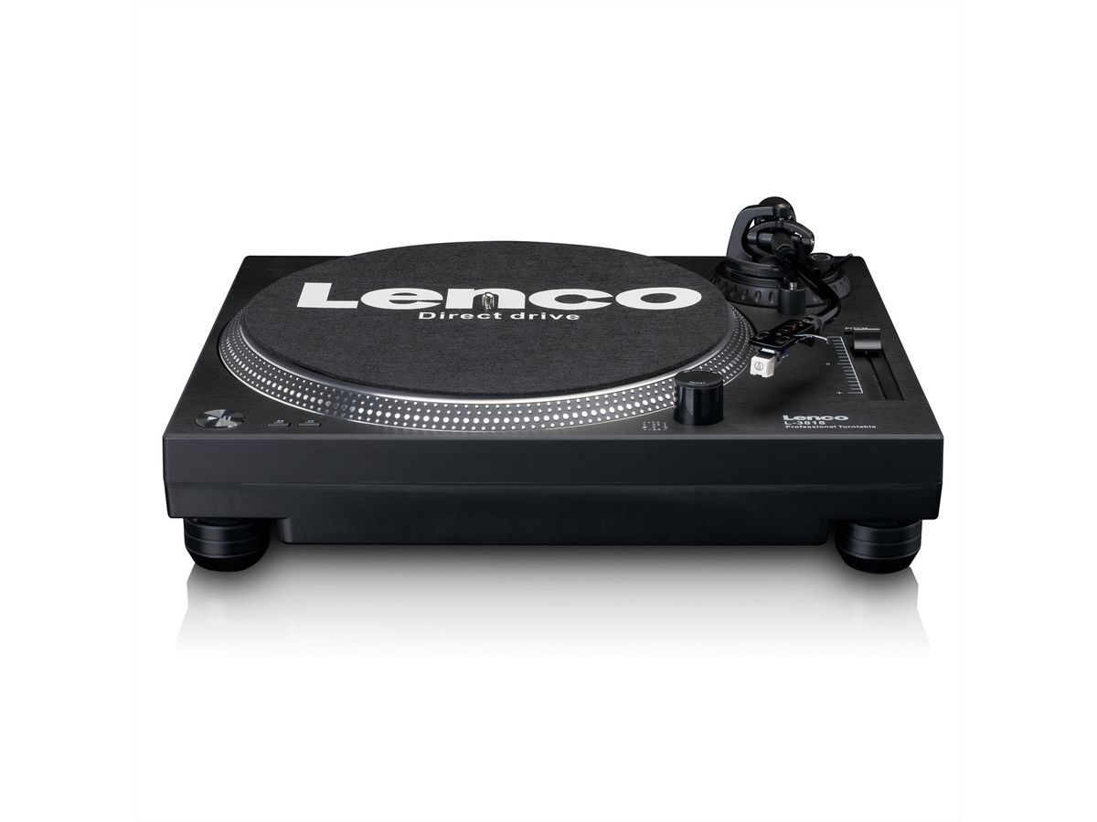 Platine vinyle Lenco L-3818BK, Noir