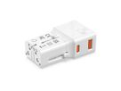 VALUE Chargeur de voyage USB avec prise UK/US/Euro, 2 ports, 1x QC3.0 A + 1x C (PD), 25W