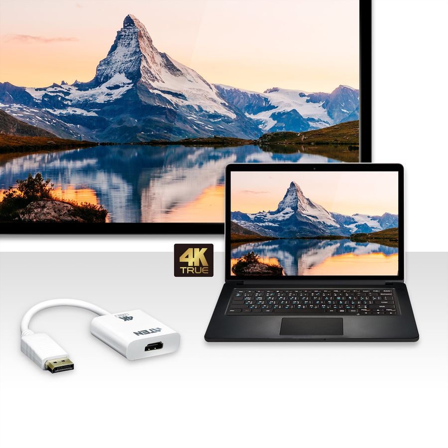 ATEN VC986B Adaptateur actif DisplayPort vers HDMI True 4K