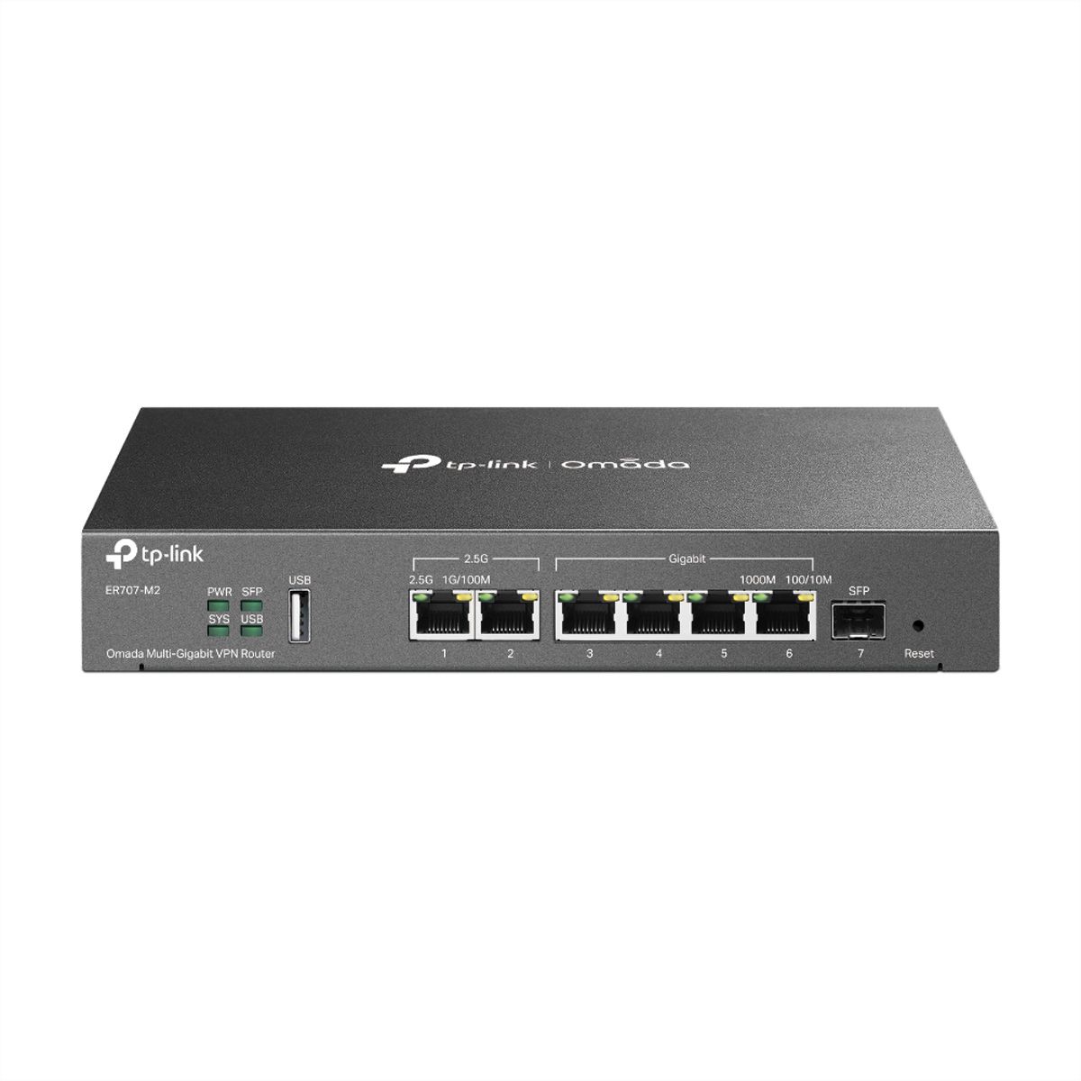 TP-Link ER707-M2 VPN Router , 1x 2.5G RJ45 WAN, 1x 2.5G RJ45 WAN/LAN