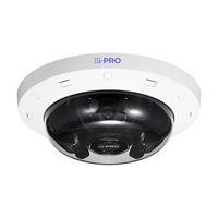 i-PRO 3x6MP IA OUTDOOR VANDAL Caméra Multi-Sensor, blanc